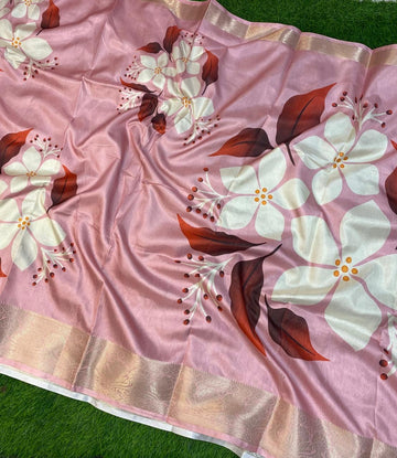 Rose Pink Flora Dola Silk