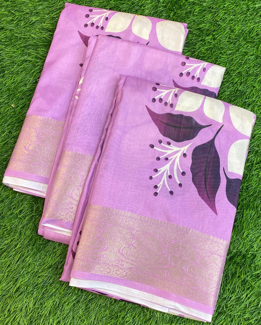 Lavender Flora Dola Silk