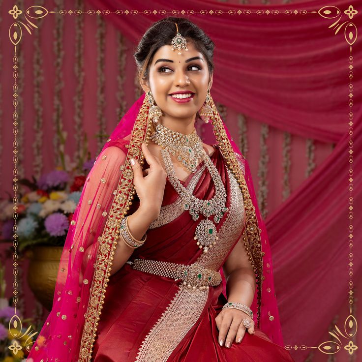 Red Saree