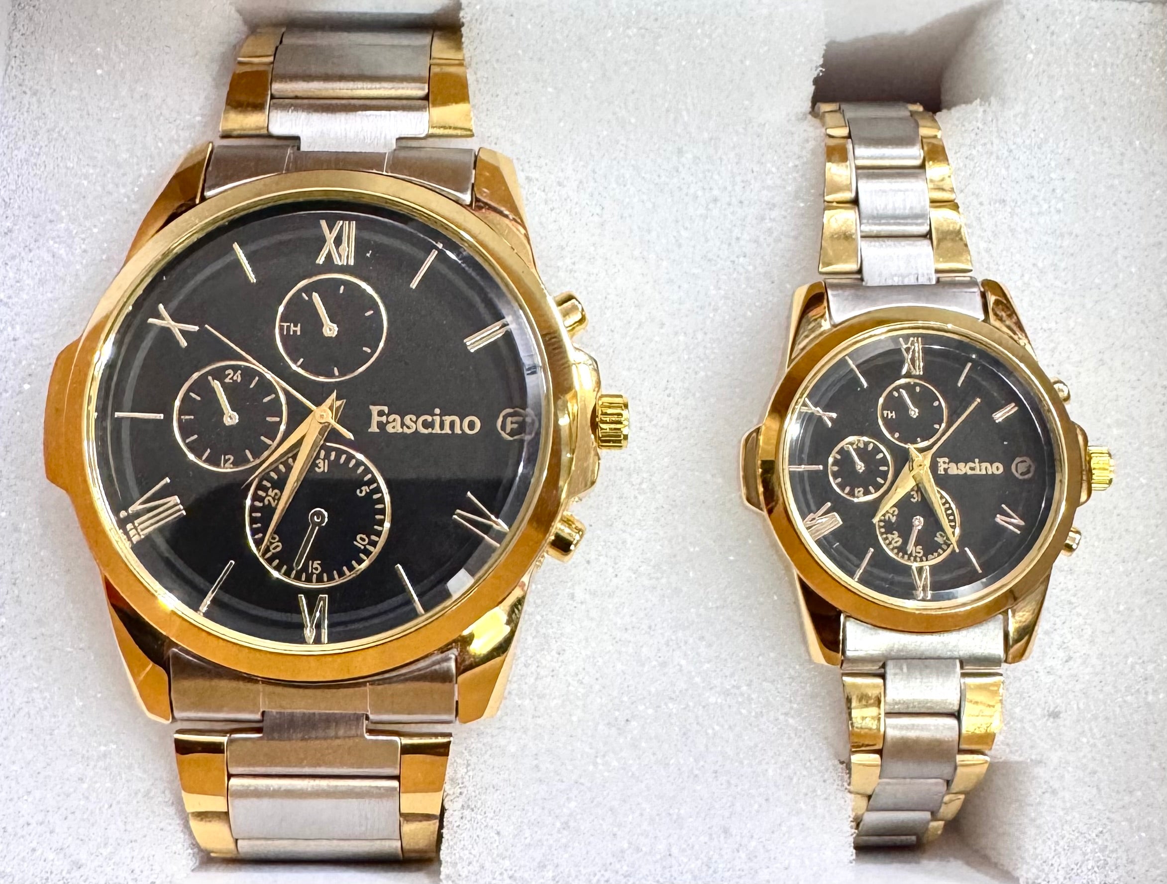 Fascino Premium Couple Watch Set – Elegant & Stylish