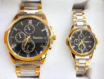 Fascino Premium Couple Watch Set – Elegant & Stylish