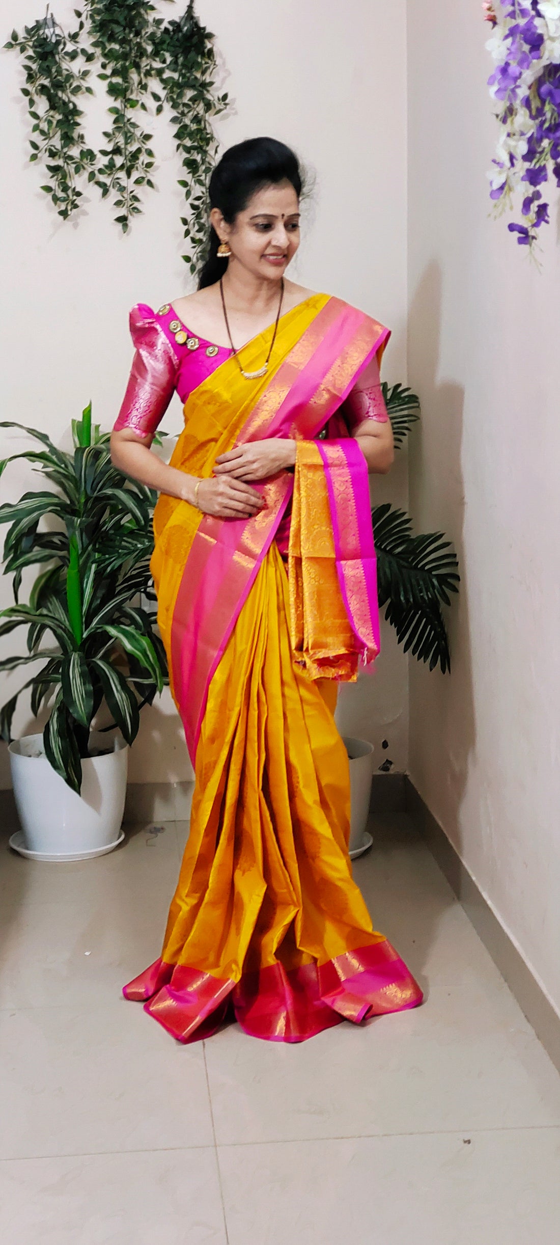 Purple Saree