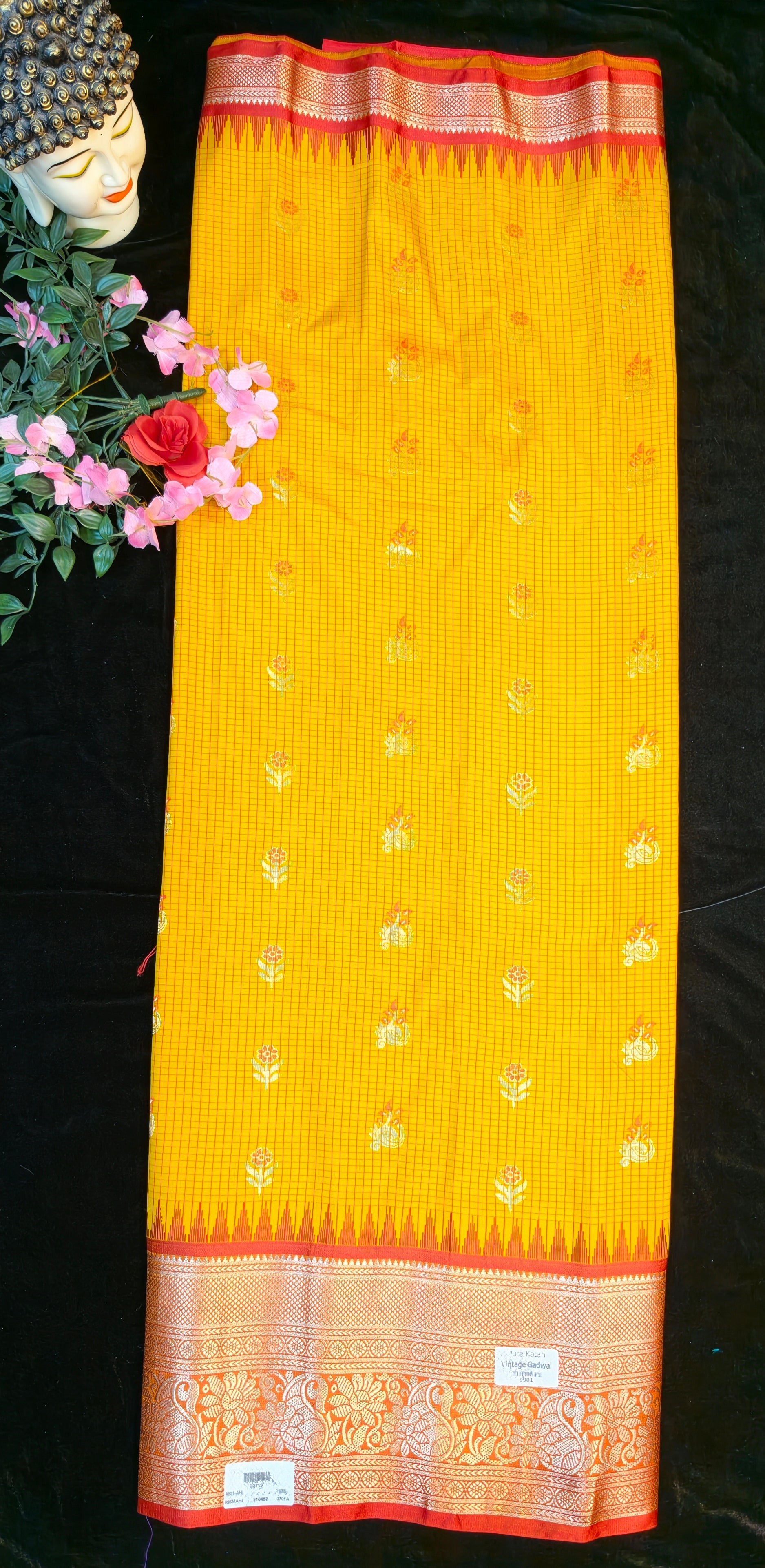 VINTAGE GADWAL PATTU SATREES-12
