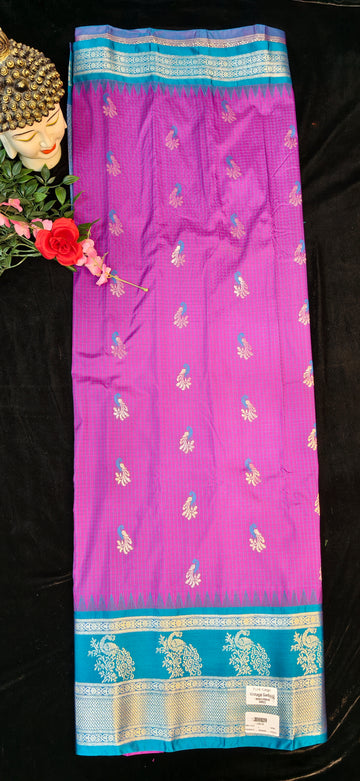 VINTAGE GADWAL PATTU SAREE-4