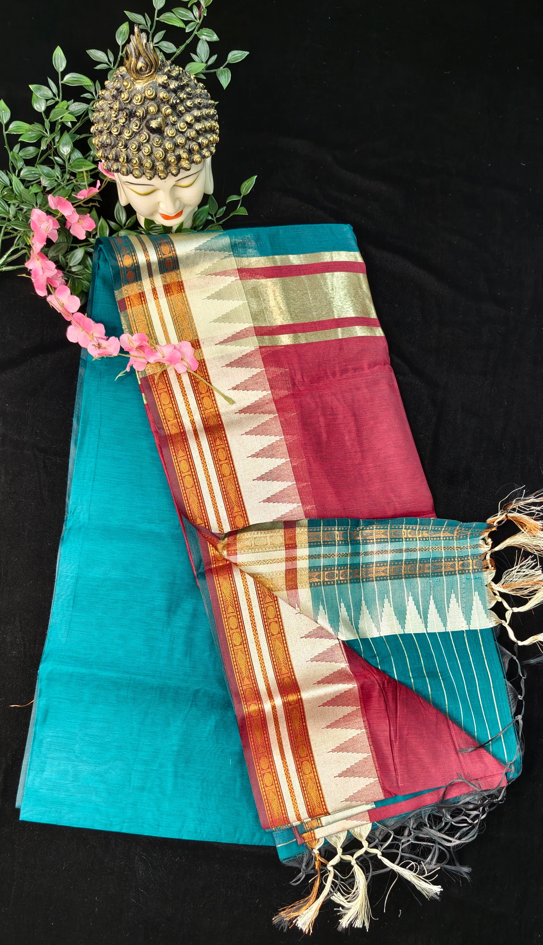 MANGALAGIRI TEMPLE DESING SAREE 1