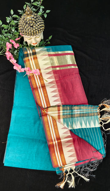 MANGALAGIRI TEMPLE DESING SAREE 1