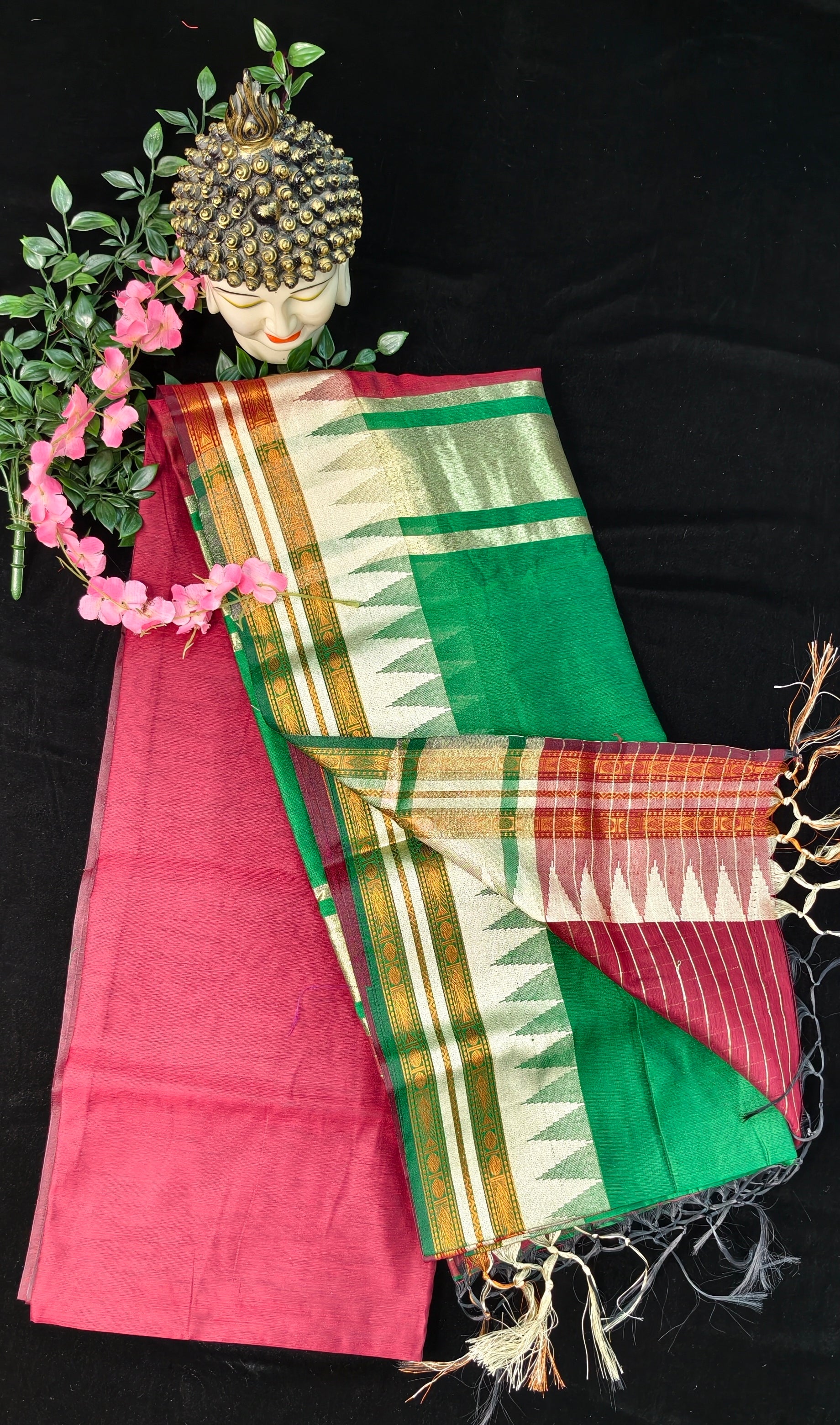 MANGALAGIRI TEMPLE DESIGN SAREE 2