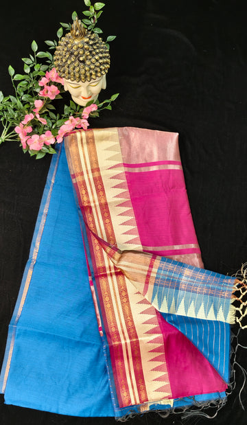 MANGALAGIRI TEMPLE DESIGN SAREE 4