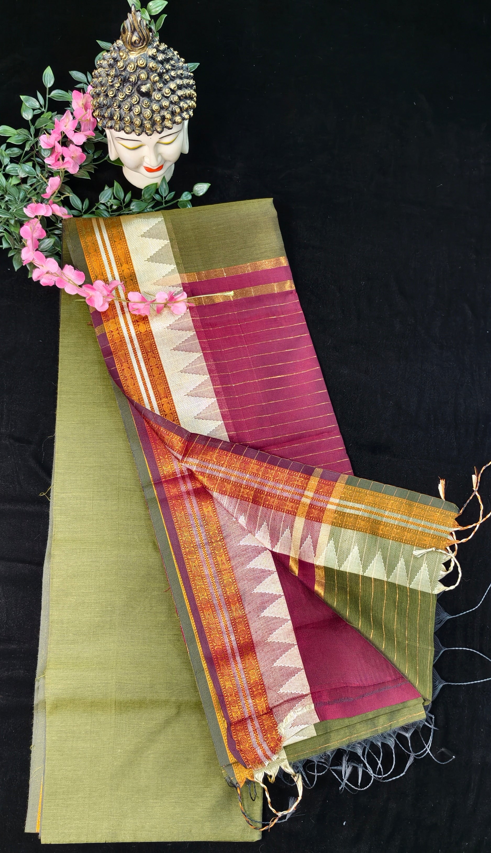 MANGALAGIRI TEMPLE DESIGN SAREES 5
