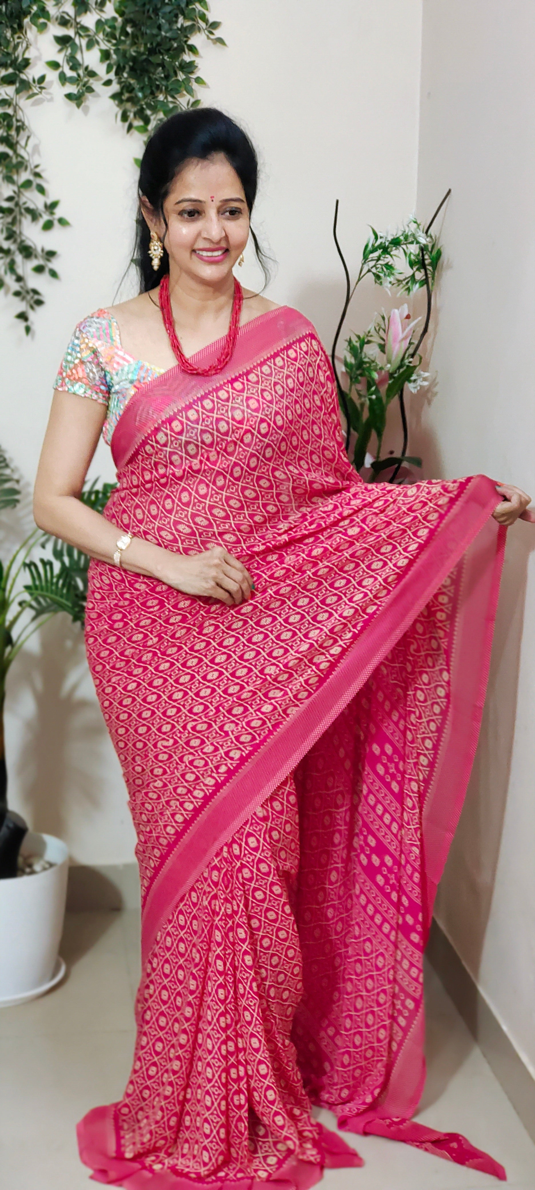 PINK ANMOL SAREES