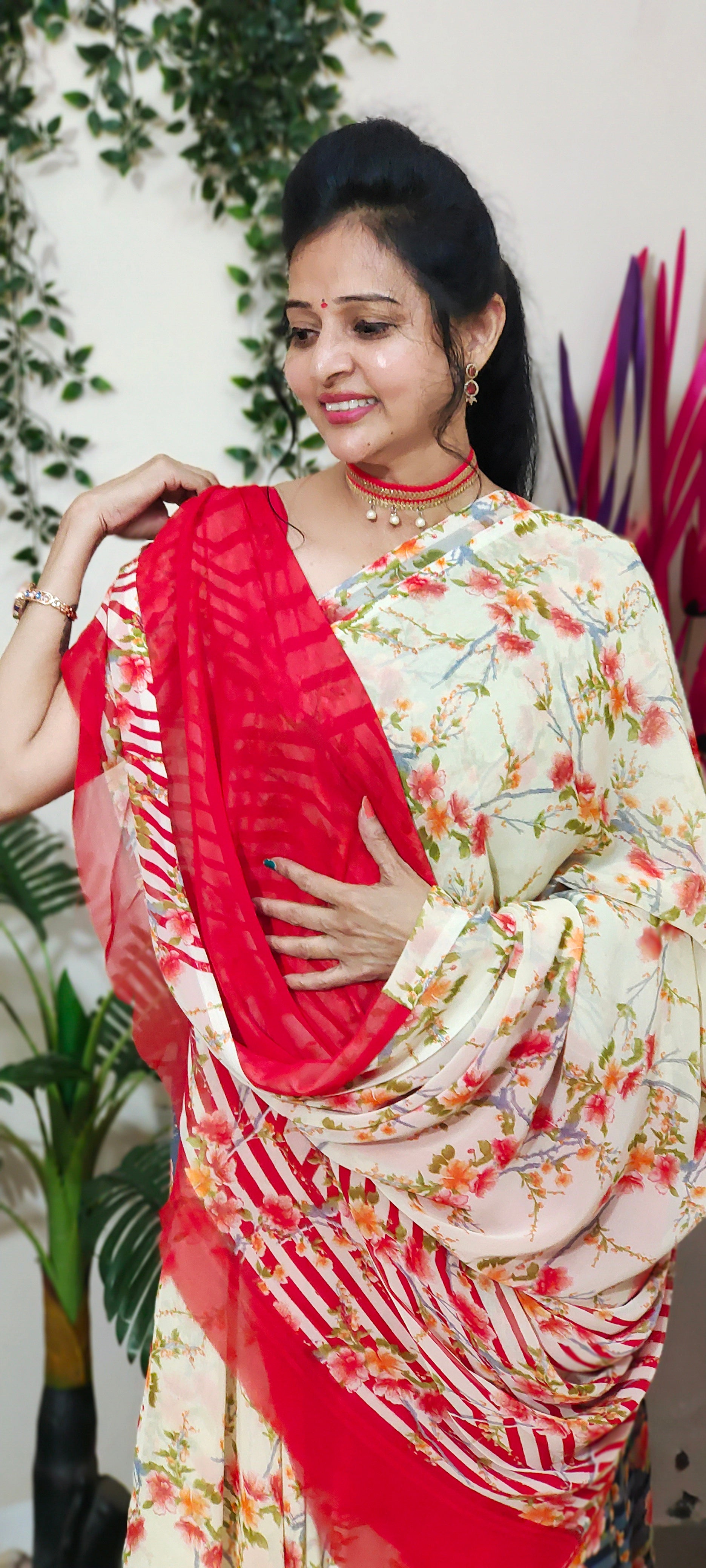 GEORGETTE LITE CREAM
