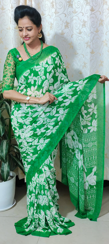 Green Floral