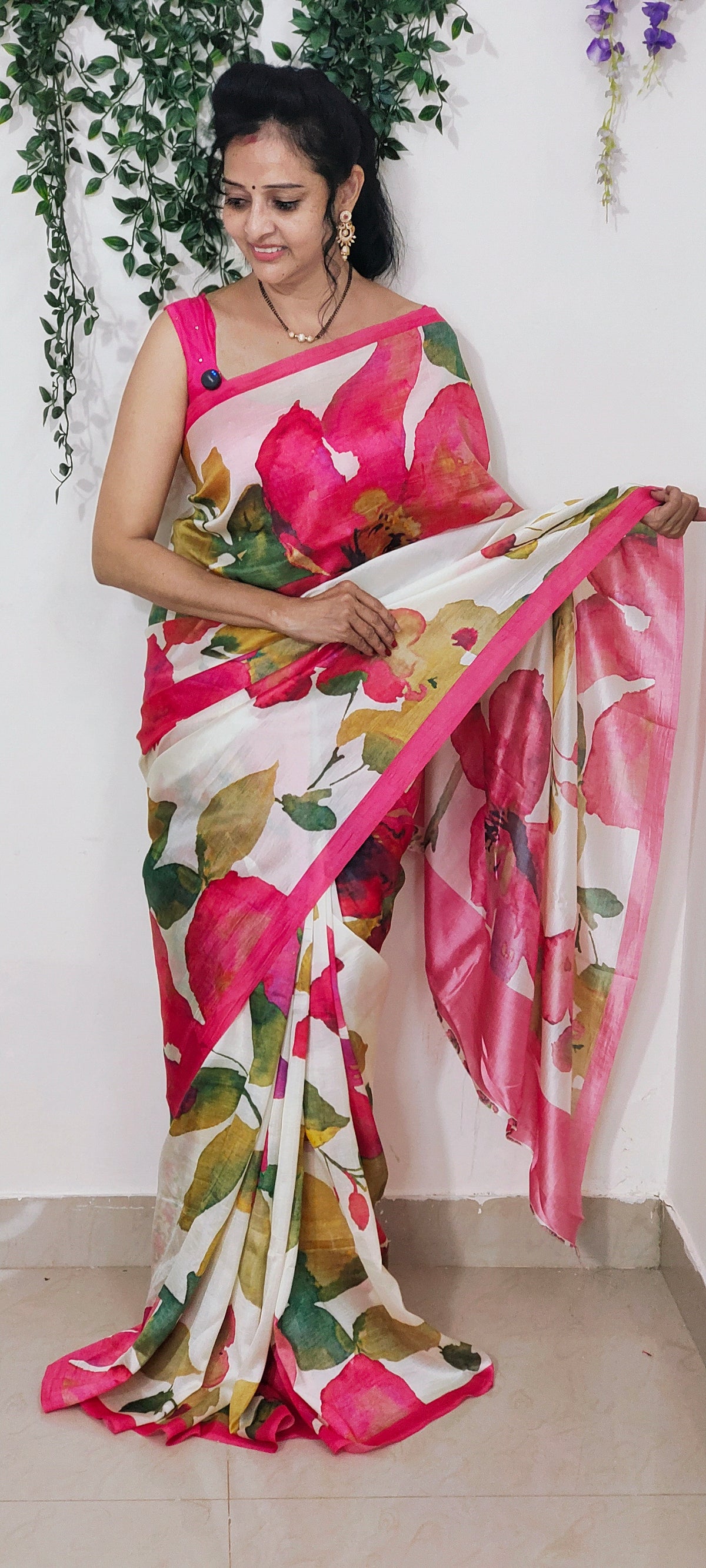 Pure malai tussar silk