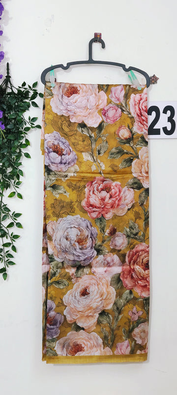 Pure malai tussar silk 23