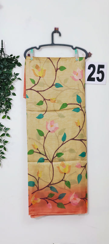 Pure malai tussar silk 25