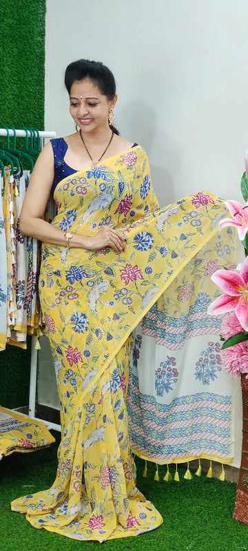 Mirror sarees