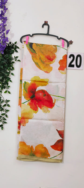 Pure malai tussar silk 20