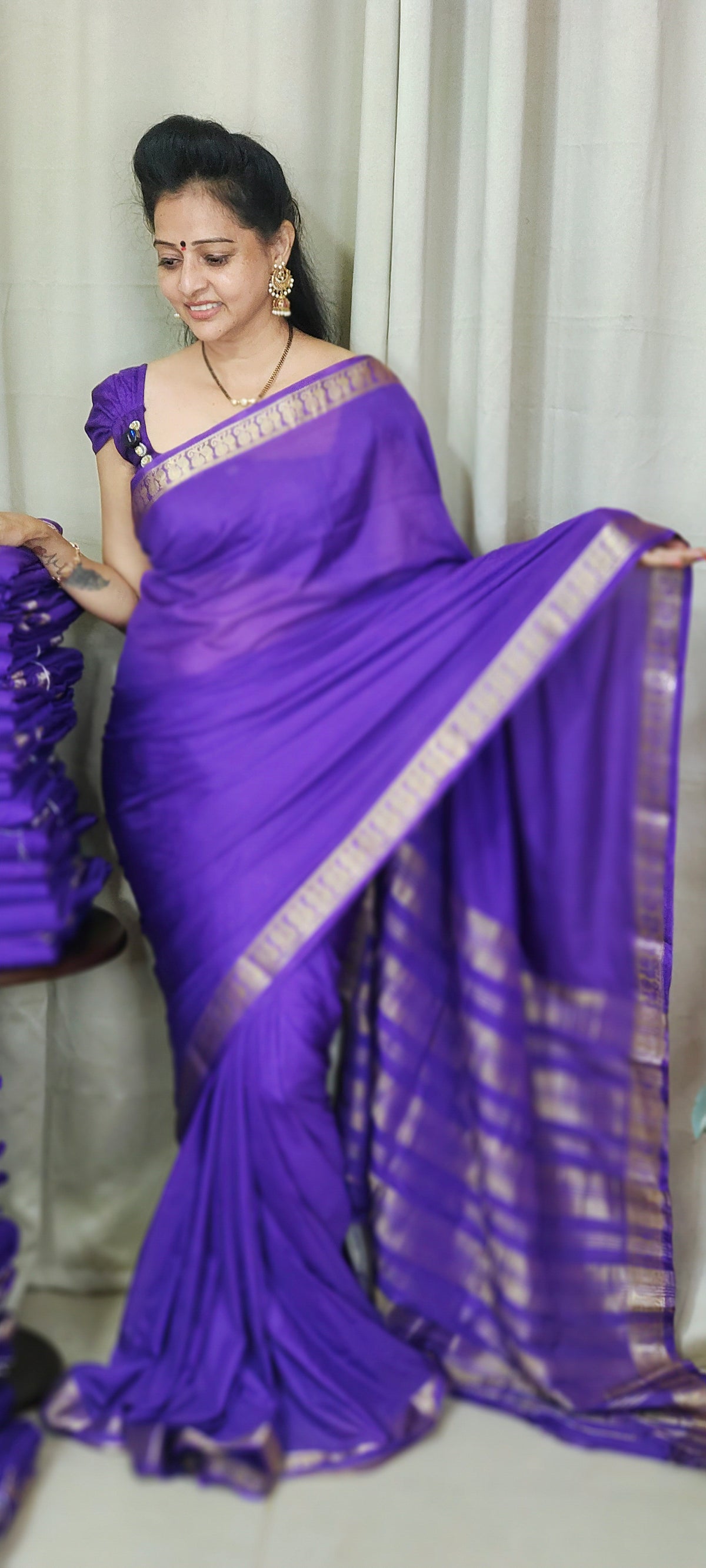 Crape silk